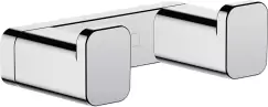 Cuier baie dublu Hansgrohe AddStoris crom imagine