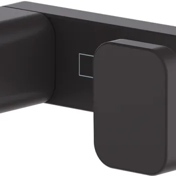 Cuier baie dublu Hansgrohe AddStoris negru mat imagine