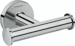 Cuier baie dublu Hansgrohe Logis Universal crom imagine