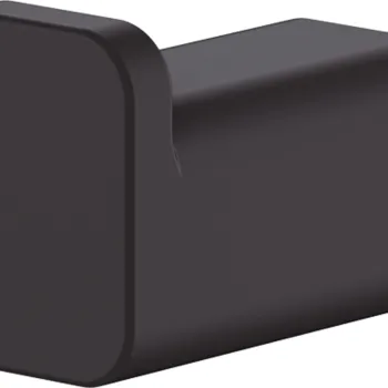 Cuier baie Hansgrohe AddStoris negru mat imagine
