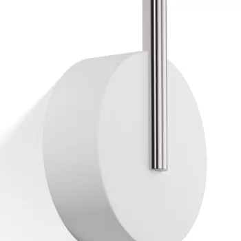 Cuier Decor Walther Stone WHG BIg 5cm alb-inox mat imagine