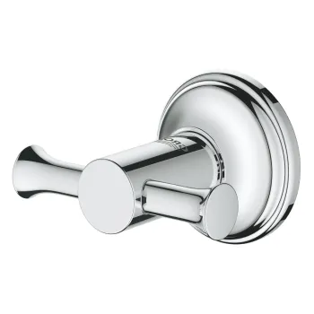Cuier dublu Grohe Essentials Authentic crom imagine