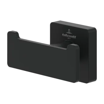 Cuier dublu Villeroy & Boch Elements Striking negru mat imagine