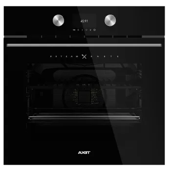 Cuptor incorporabil Teka Steak Master  grill 2x1200 W  gratar fonta  63 litri  12 functii  DualClean  design Infinity - cristal negru imagine