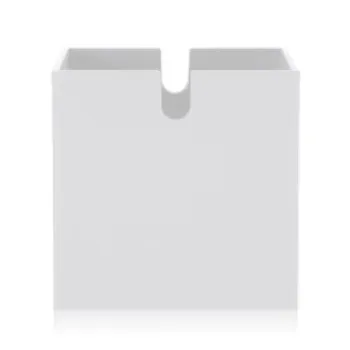 Cutie pentru biblioteca Kartell Polvara Cube design Giulio Polvara 35.5x35.5cm alb imagine