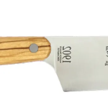 Cutit Claude Dozorme 1902 Santoku  maner lemn maslin imagine