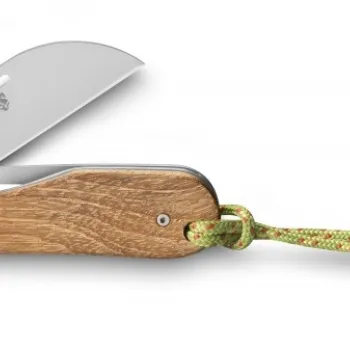 Cutit pliabil de buzunar Claude Dozorme Liner Lock London maner lemn Tek lama inox imagine