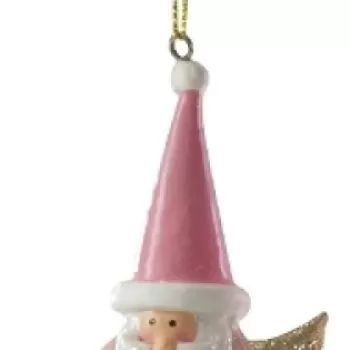 Decoratiune brad Deko Senso Santa Tree roz imagine