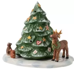 Decoratiune Villeroy & Boch Christmas Toys Christmas Tree with Forest Animals 23x17x17cm imagine