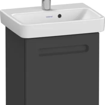 Dulap baza Duravit No.1 cu o usa balamale stanga 390x346mm grafit mat decor imagine