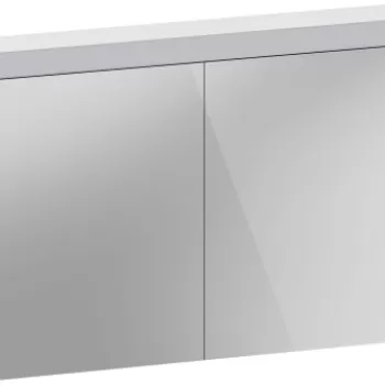 Dulap cu oglinda Duravit Better 121x76x14.8cm iluminare LED 16W alb mat imagine