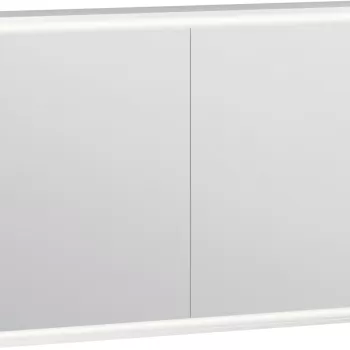 Dulap cu oglinda Duravit L-Cube 1000 cu iluminare LED si 2 rafturi sticla imagine