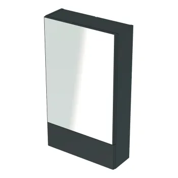 Dulap cu oglinda Geberit Selnova Square 49.3x85x17.6 cm lava mat imagine