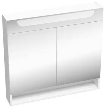 Dulap cu oglinda Ravak MC Classic II 800 iluminare LED 80cm alb imagine