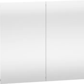 Dulap cu oglinda si iluminare Duravit Ketho 100x75cm alb lucios imagine