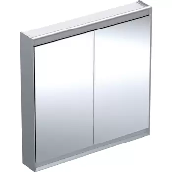 Dulap dublu cu oglinda Geberit ONE 90x90x15cm finisaj aluminiu imagine