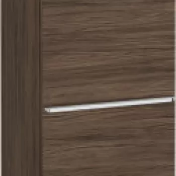 Dulap inalt suspendat Duravit D-Neo 400x360x1760mm cu o usa nuc inchis decor imagine