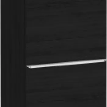 Dulap inalt suspendat Duravit D-Neo 400x360x1760mm cu o usa stejar negru imagine