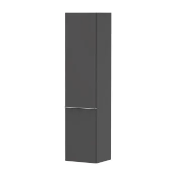 Dulap inalt suspendat Hansgrohe Xelu Q cu usa orientare dreapta  40x35x165cm  gri diamant mat  maner crom imagine