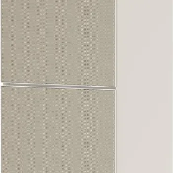 Dulap inalt suspendat Hansgrohe Xevolos E cu usi orientare dreapta  40x36x176cm  corp bej mat  front ceramic bronz texturat imagine