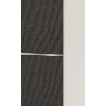 Dulap inalt suspendat Hansgrohe Xevolos E cu usi orientare dreapta  40x36x176cm  corp bej mat  front textil gri inchis imagine