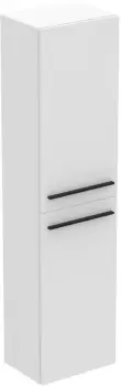Dulap inalt suspendat Ideal Standard i.life A cu doua usi 400x300x1600 mm alb mat imagine