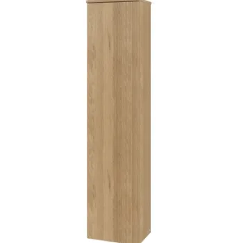 Dulap inalt tip coloana Villeroy & Boch Antao cu 1 usa  41.4x28.7x171cm  orientare dreapta  front texturat Honey Oak imagine