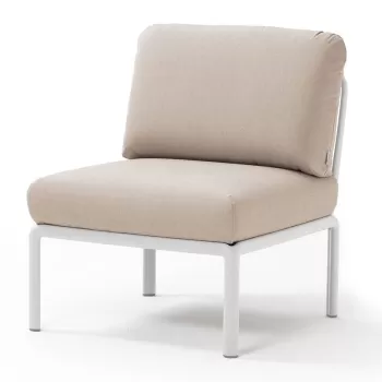 Element central Nardi Komodo 5 72cm cadru alb perne canvas Sunbrella imagine