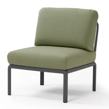 Element central Nardi Komodo 5 72cm cadru antracit perne verde giungla Sunbrella imagine