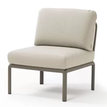 Element central Nardi Komodo 5 72cm cadru taupe perne gri Tech Panama imagine