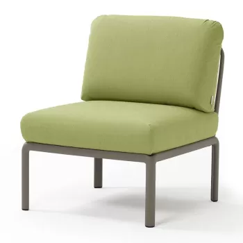 Element central Nardi Komodo 5 72cm cadru taupe perne verde avocado Sunbrella imagine