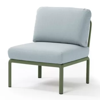 Element central Nardi Komodo 5 72cm cadru verde perne bleu ghiaccio Sunbrella imagine