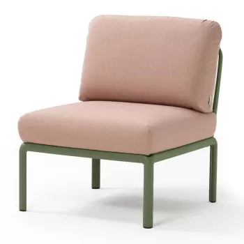 Element central Nardi Komodo 5 72cm cadru verde perne roz quarzo imagine