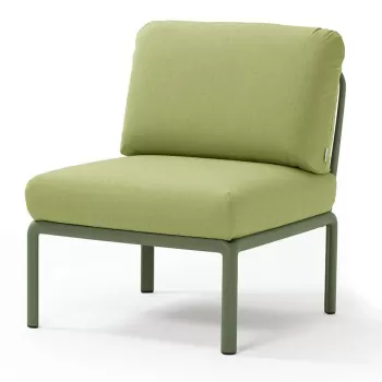 Element central Nardi Komodo 5 72cm cadru verde perne verde avocado Sunbrella imagine