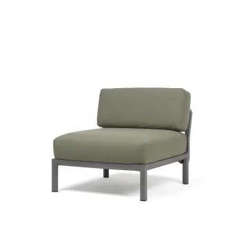 Element central Nardi Maximo cadru gri Basalto perne verde Timo Sunbrella imagine