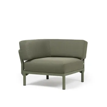 Element de colt Nardi Maximo cadru verde Cactus perne verde Timo Sunbrella imagine