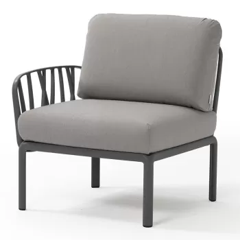 Element terminal Nardi Komodo 5 72cm dreapta/stanga cadru antracit perne gri komodo imagine