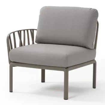 Element terminal Nardi Komodo 5 72cm dreapta/stanga cadru taupe perne gri komodo imagine