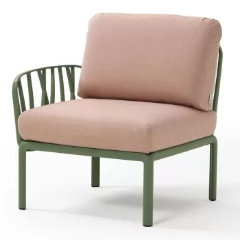 Element terminal Nardi Komodo 5 72cm dreapta/stanga cadru verde perne roz quarzo imagine