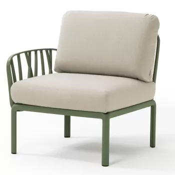 Element terminal Nardi Komodo 5 72cm dreapta/stanga cadru verde perne roz quarzo imagine