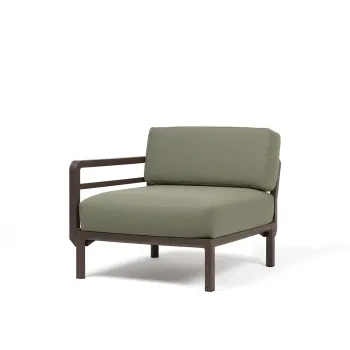 Element terminal Nardi Maximo cadru maro Terra perne verde Timo Sunbrella imagine