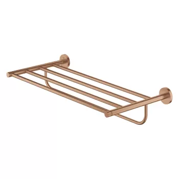 Etajera portprosop Grohe Essentials 60cm brushed warm sunset imagine