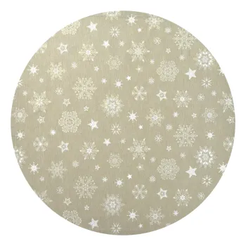 Fata de masa rotunda Sander Cristallo Neve d 170cm 32 verde jad imagine