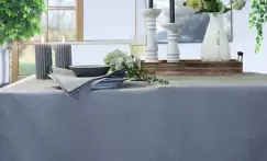 Fata de masa Sander Basics Loft 135x220cm protectie anti-pata 42 Silver Grey imagine