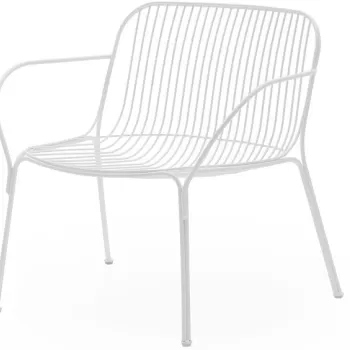 Fotoliu exterior Kartell Hiray design Ludovica & Roberto Palomba alb imagine