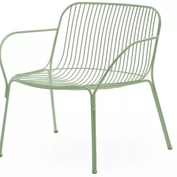 Fotoliu exterior Kartell Hiray design Ludovica & Roberto Palomba verde salvie imagine