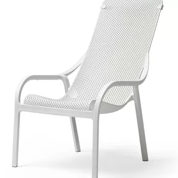 Fotoliu exterior Nardi Net Lounge alb imagine
