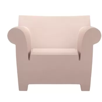 Fotoliu Kartell Bubble design Philippe Starck cipria imagine