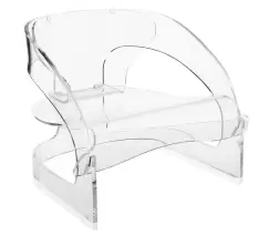 Fotoliu Kartell Joe Colombo design Joe Colombo transparent imagine