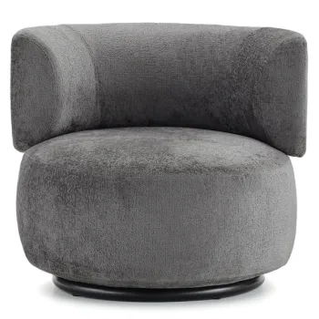 Fotoliu Kartell K-Waiting design Rodolfo Dordoni Chenille Grey imagine